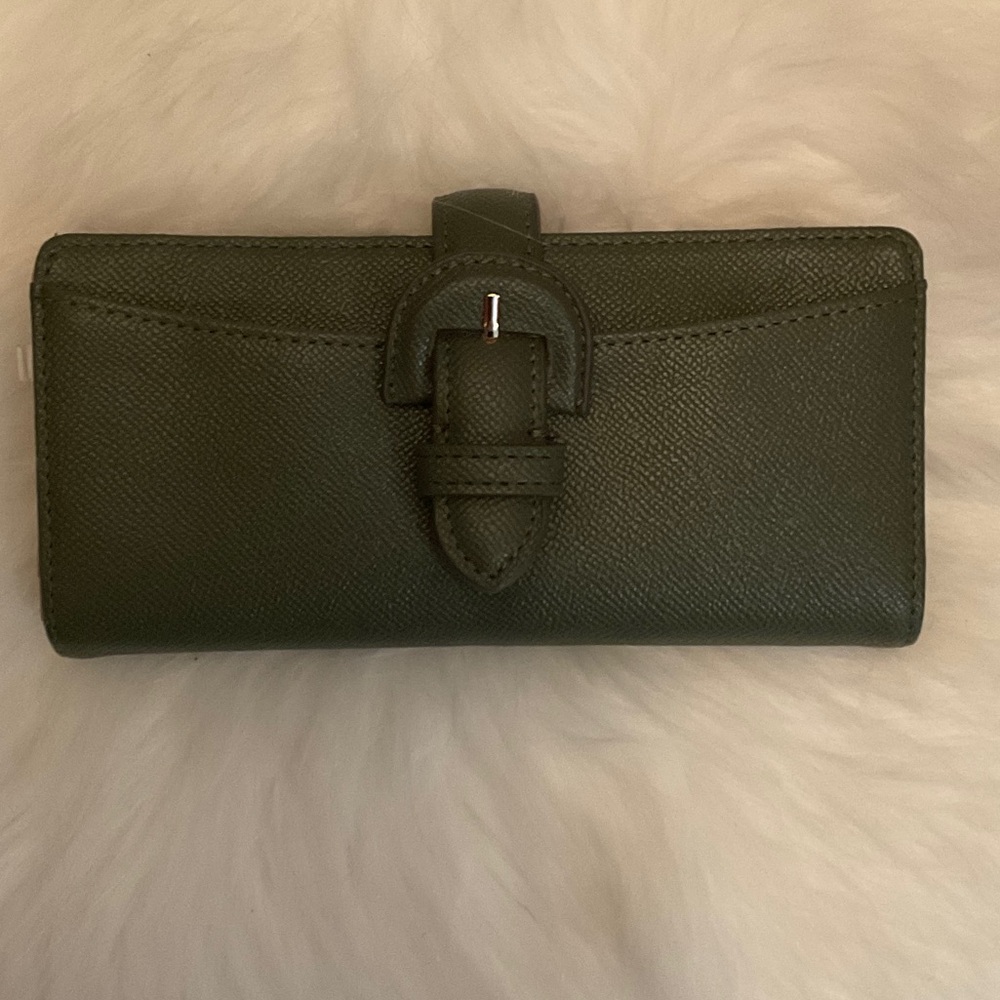 Anne Klein forest green wallet
